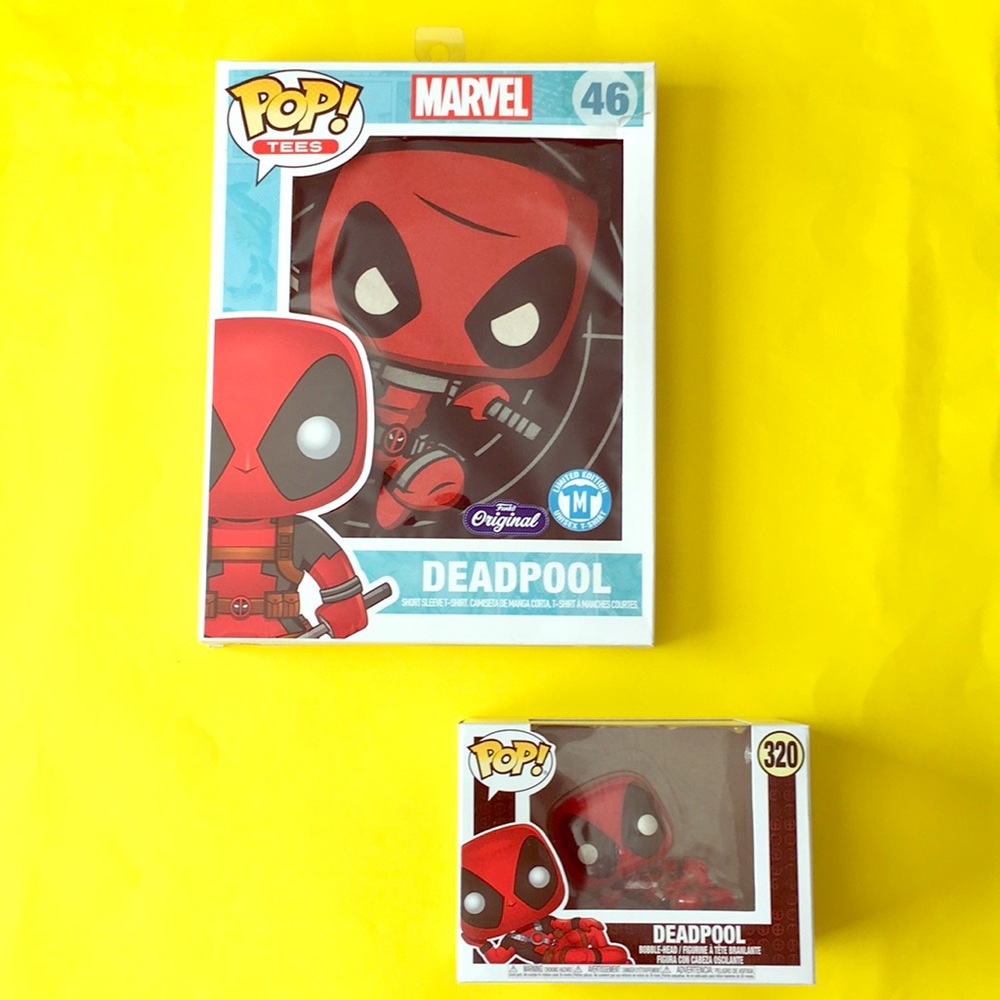 Funko POP!  Marvel-medium Deadpool unisex t-shirt
